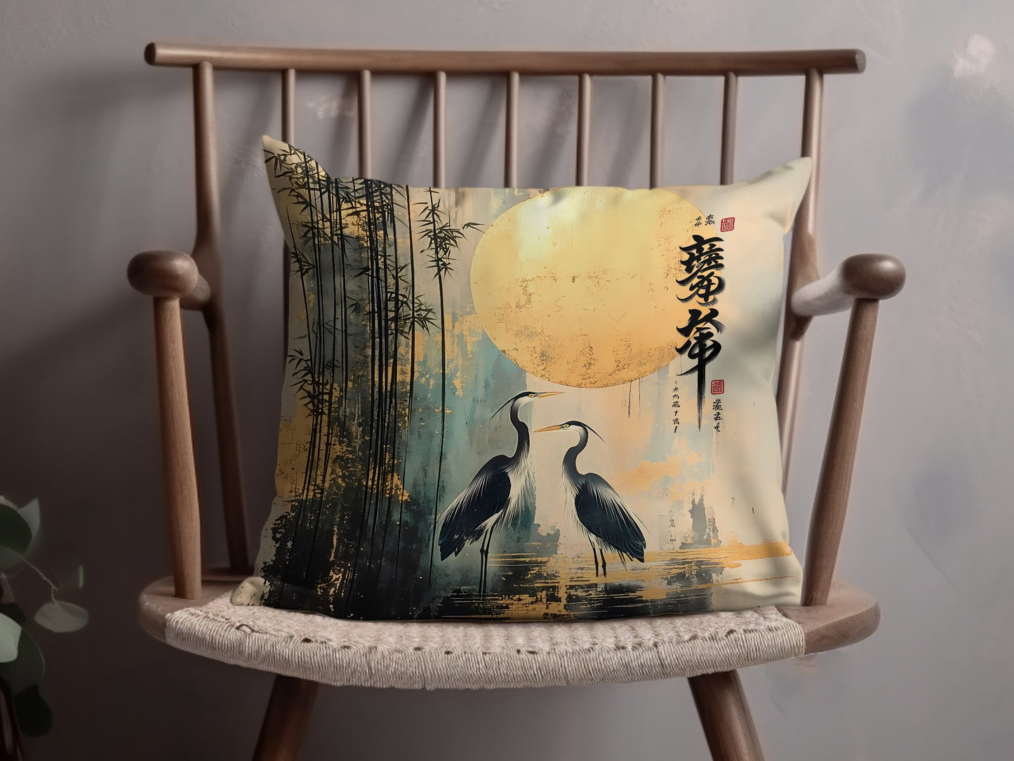 Oriental Elegance Throw Pillow Edition 7 Image 4