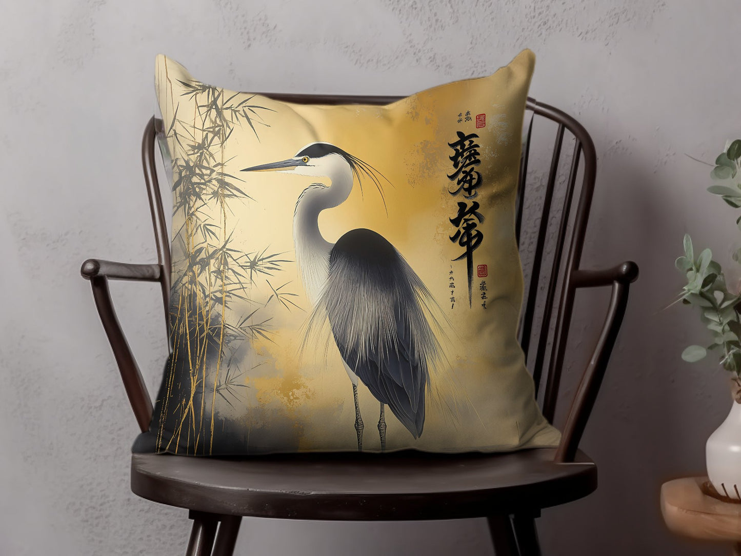 Oriental Elegance Throw Pillow Edition 8 Image 3