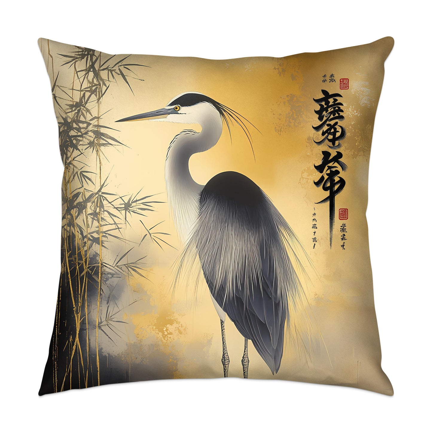 Oriental Elegance Throw Pillow Edition 8