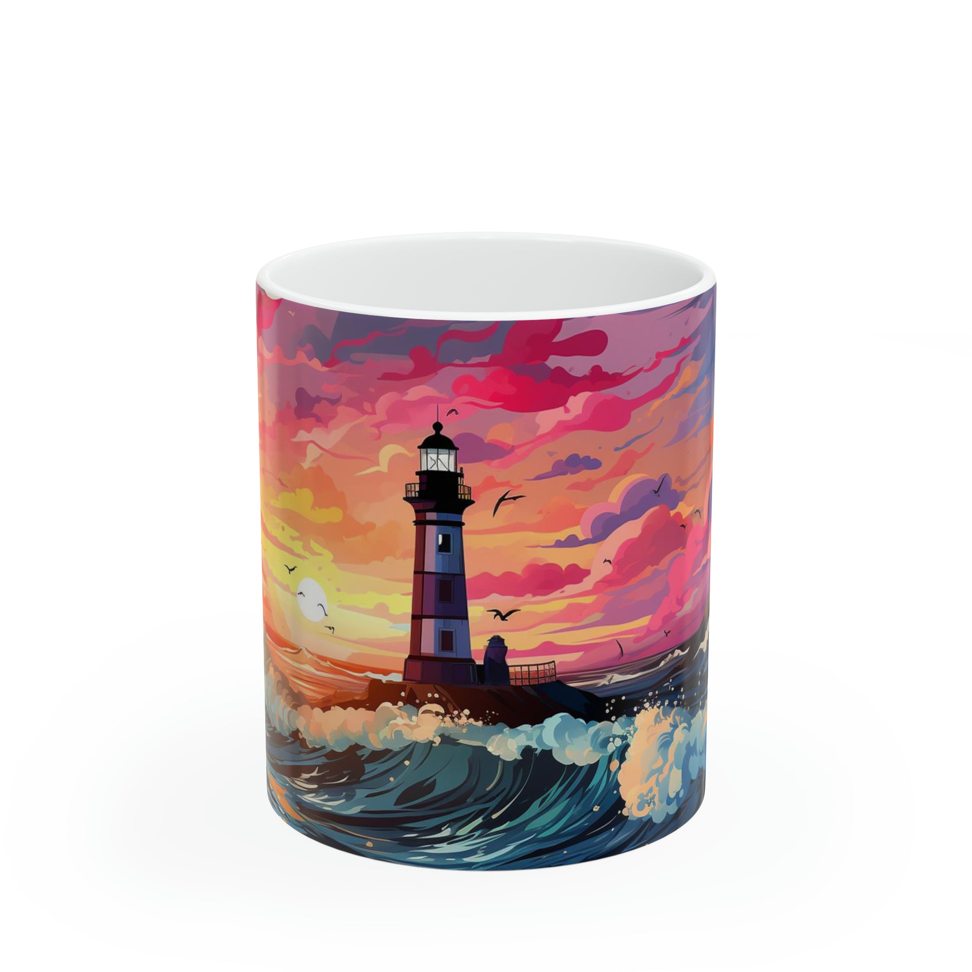 Pastel Lighthouse Mug Edition 4 Image 2