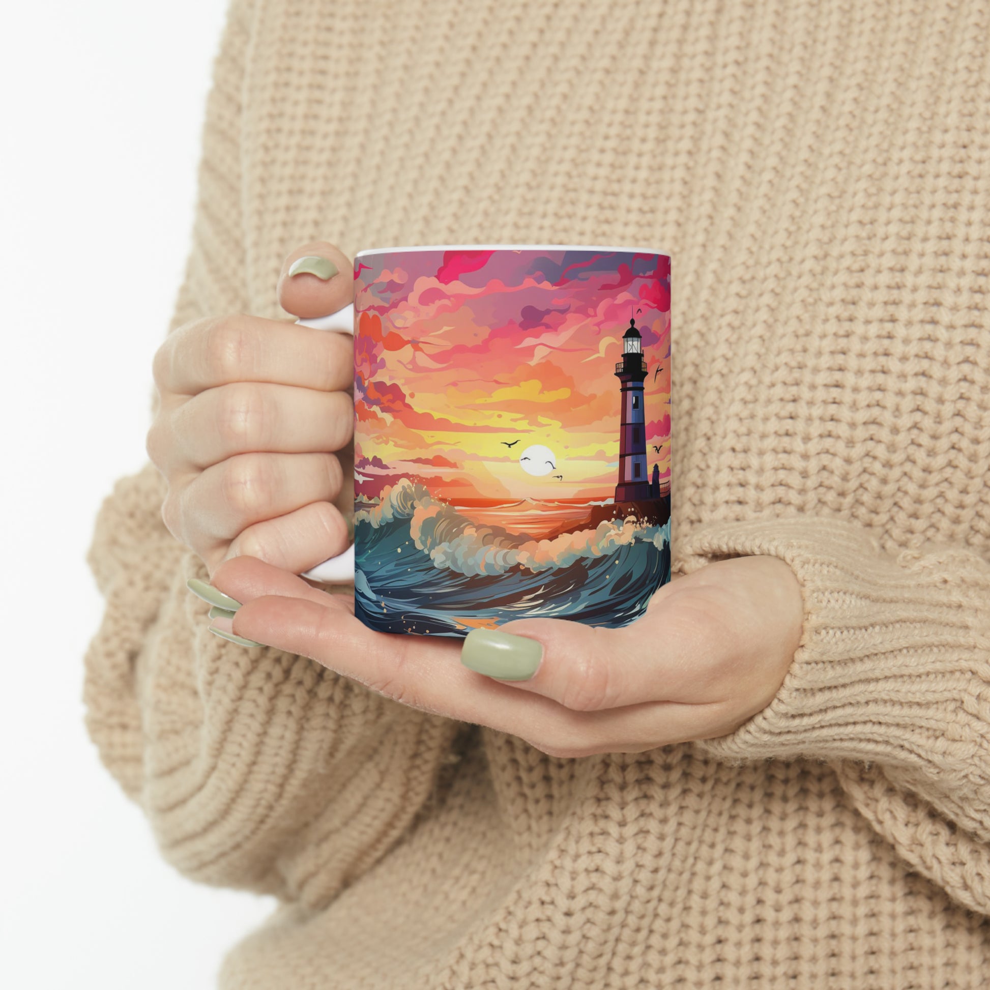 Pastel Lighthouse Mug Edition 4 Image 5