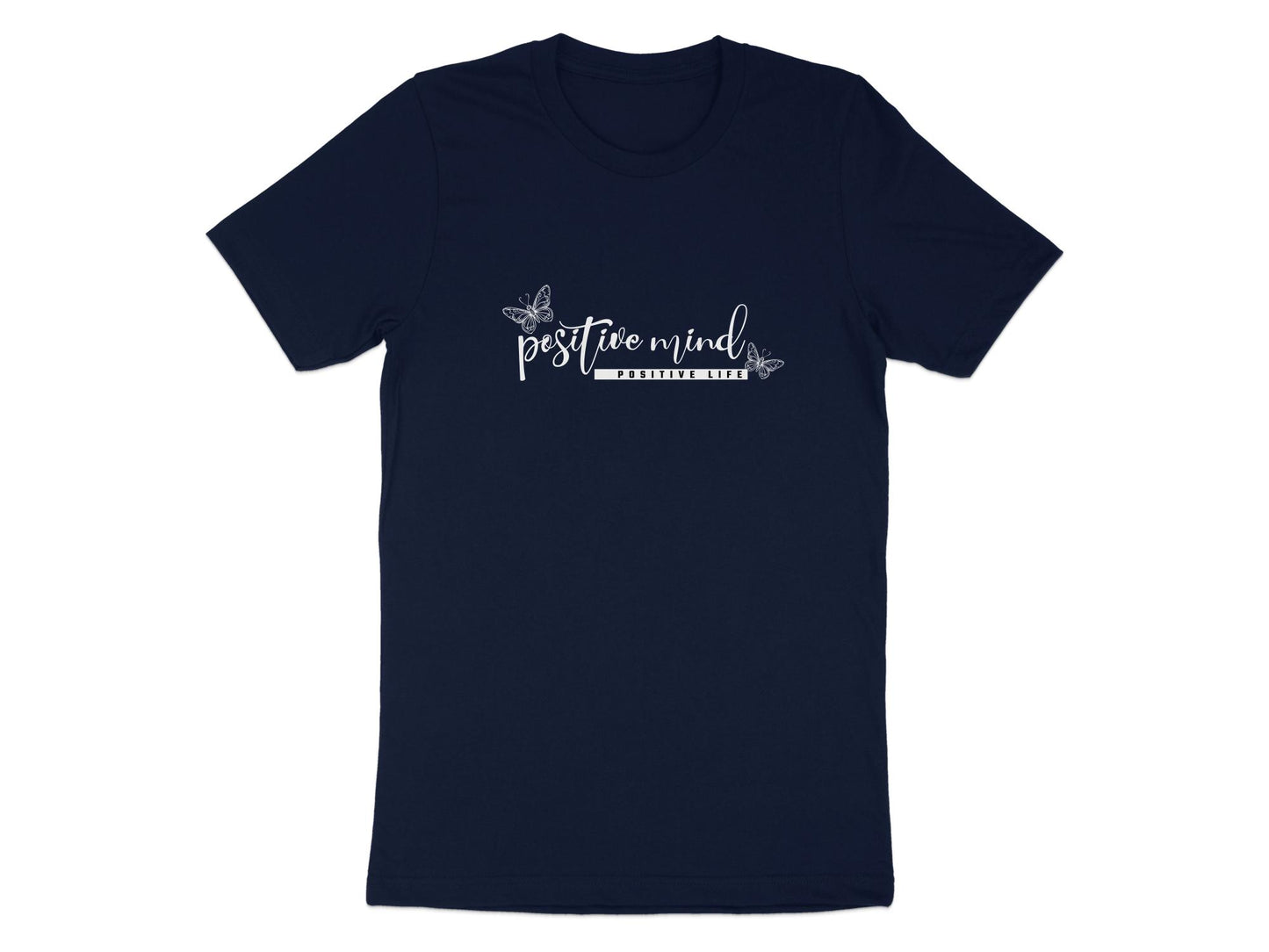 Positive Mind Positive Life T-Shirt Navy