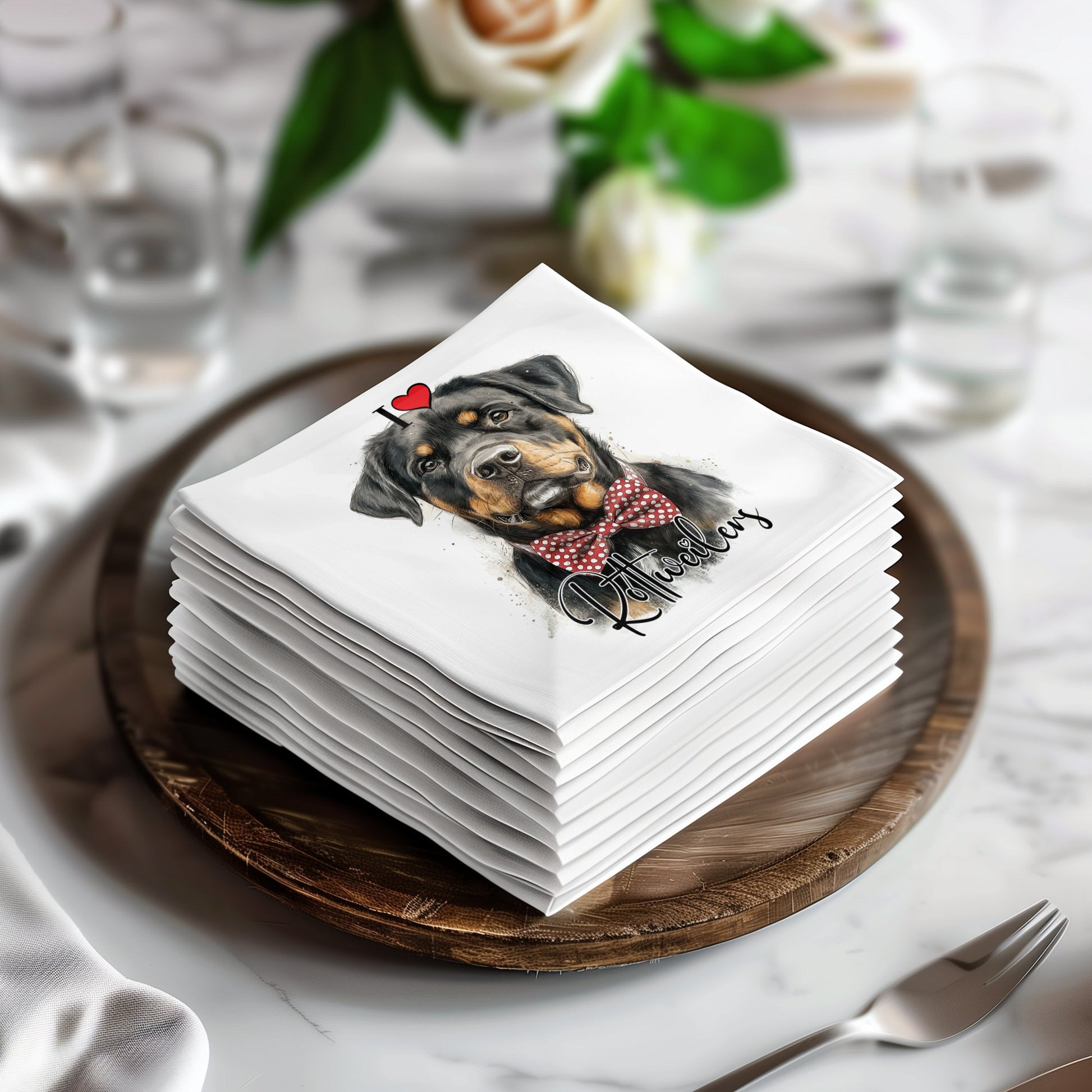 Rottweiler Napkins