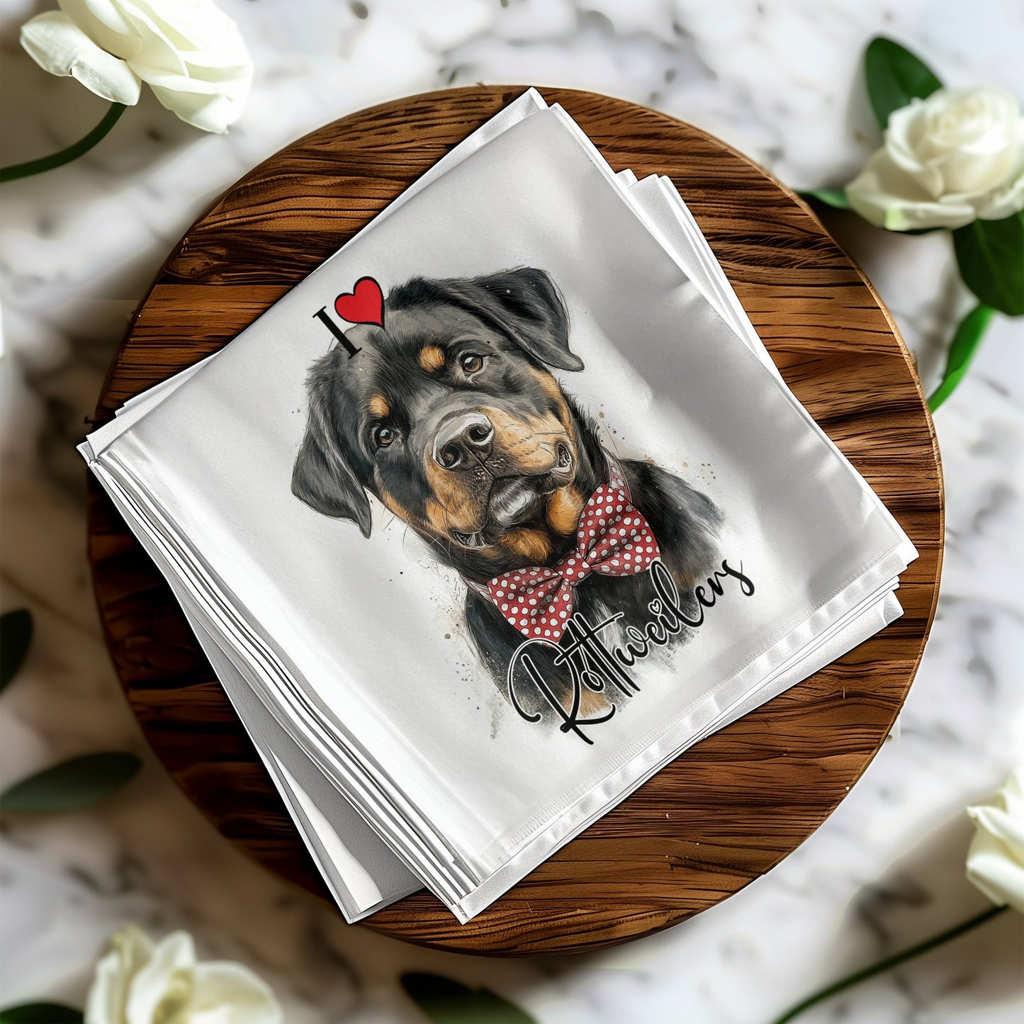 Rottweiler Napkins Image 2