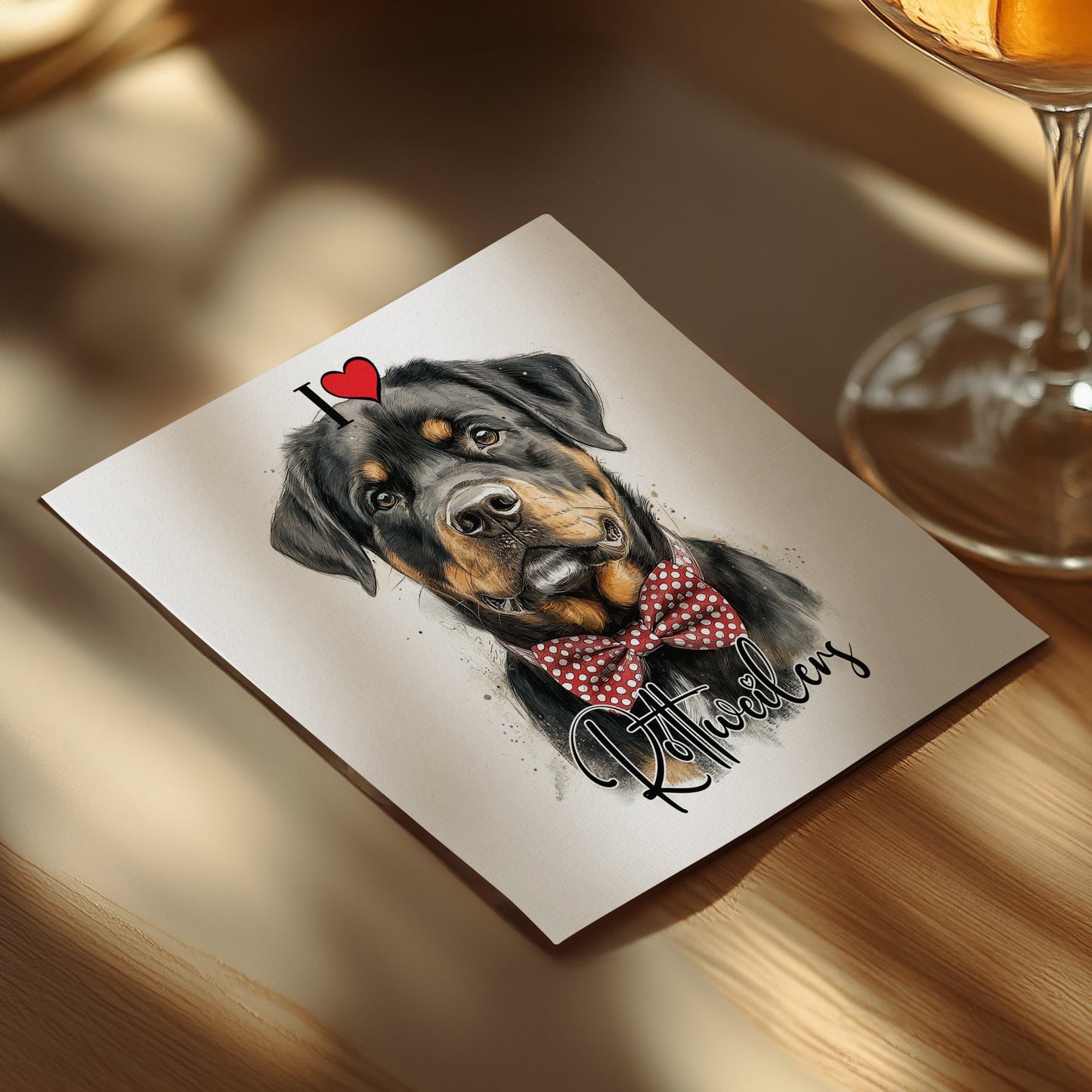 Rottweiler Napkins Image 3