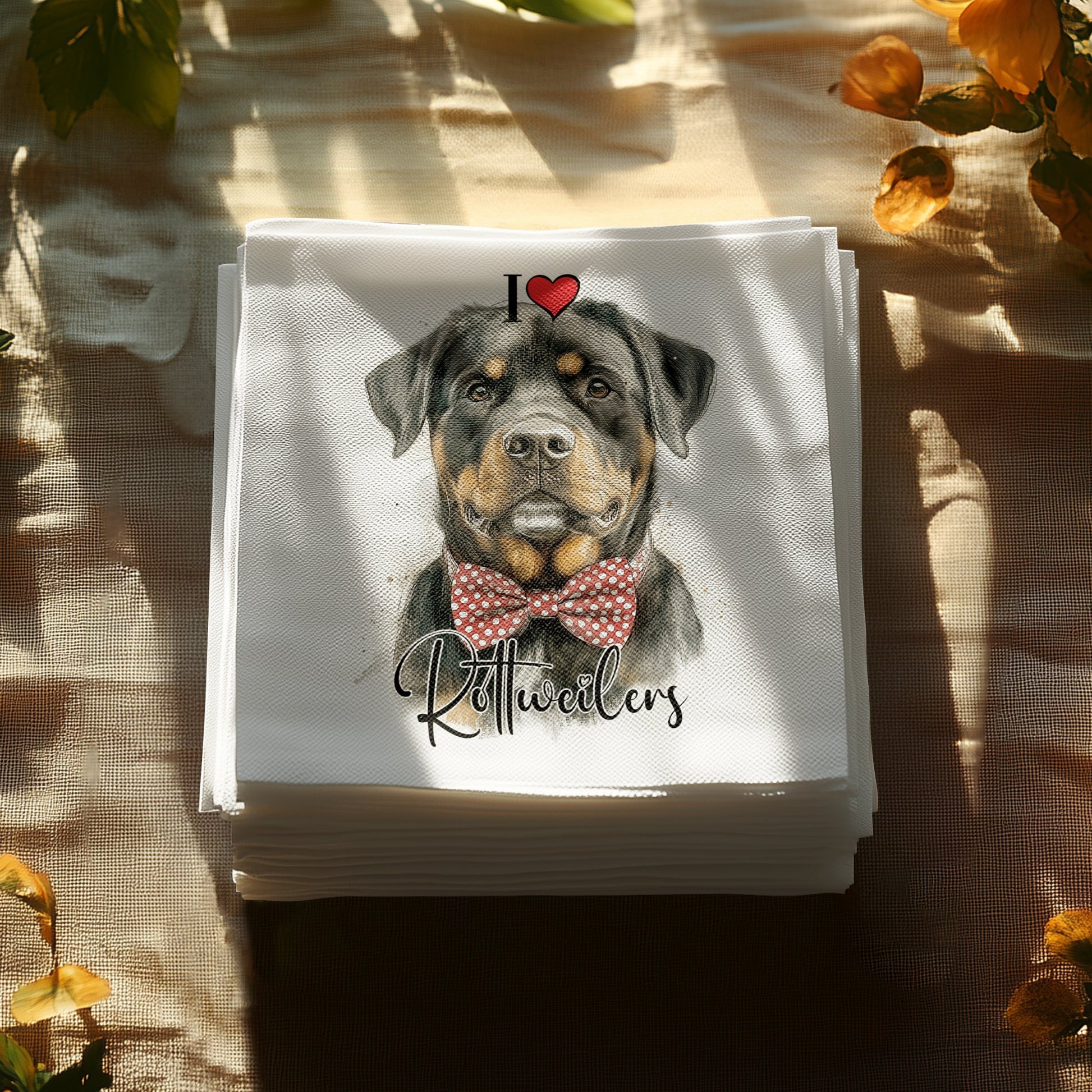 Rottweiler Napkins Image 4