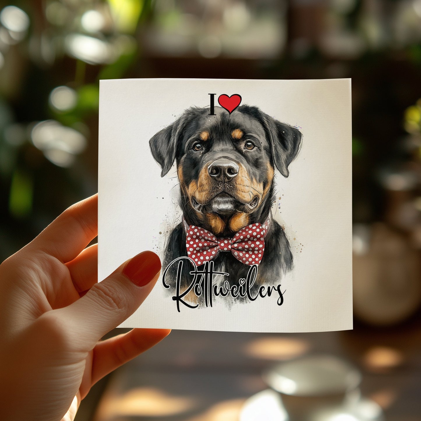 Rottweiler Napkins Image 8