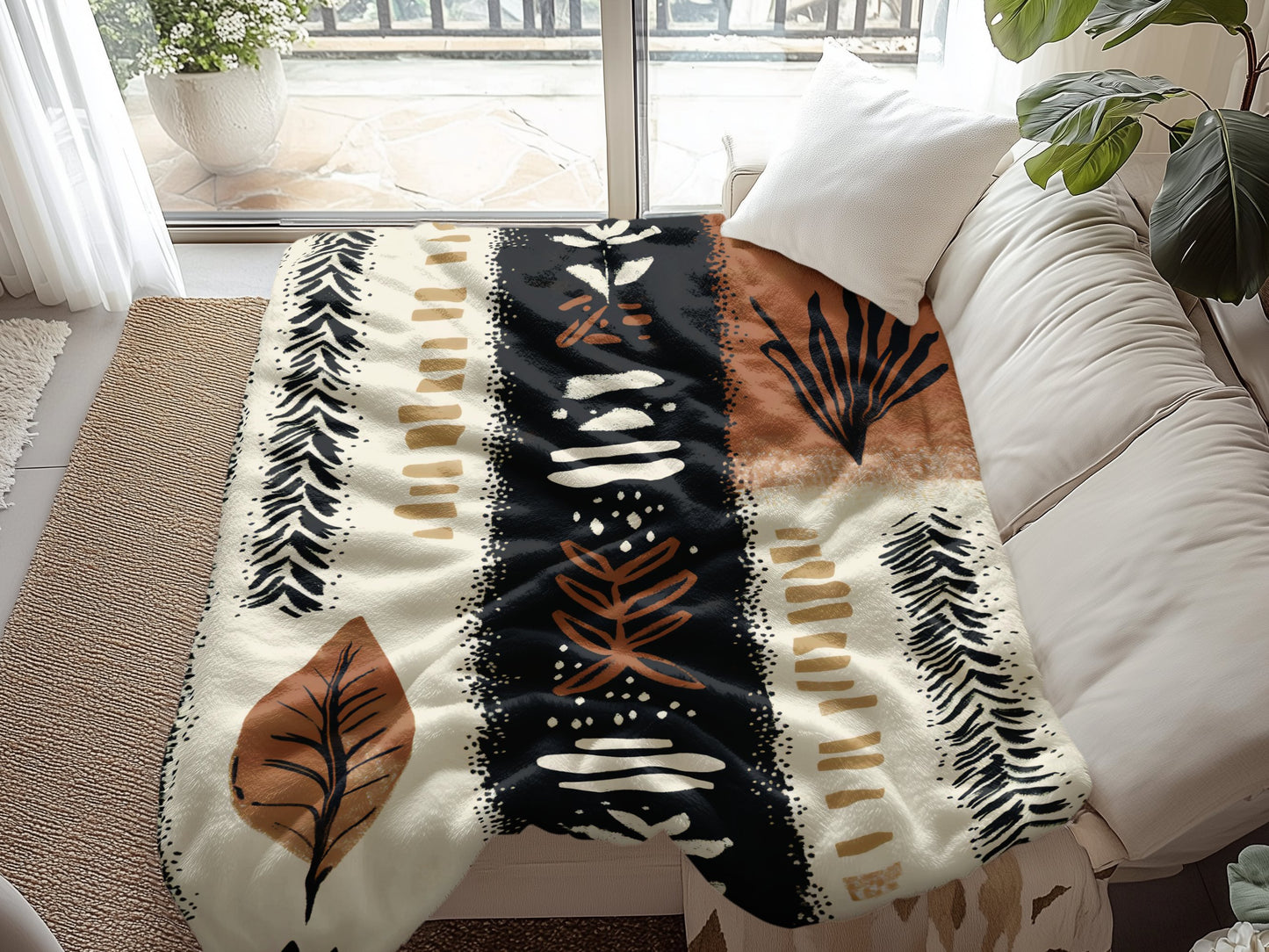 Rustic Harmony Arctic Fleece Blanket Image 2