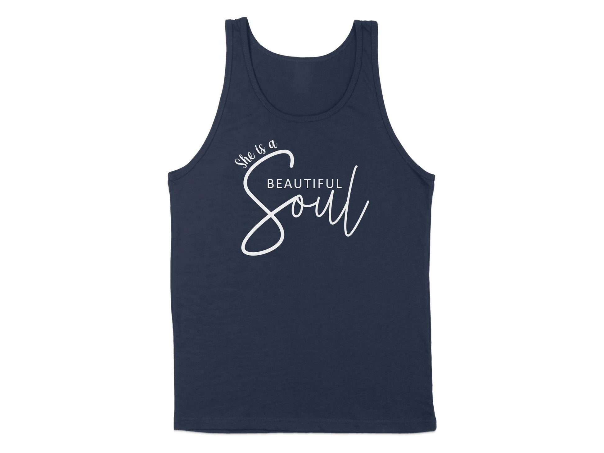 She is a Beautiful Soul Tank Top Navy