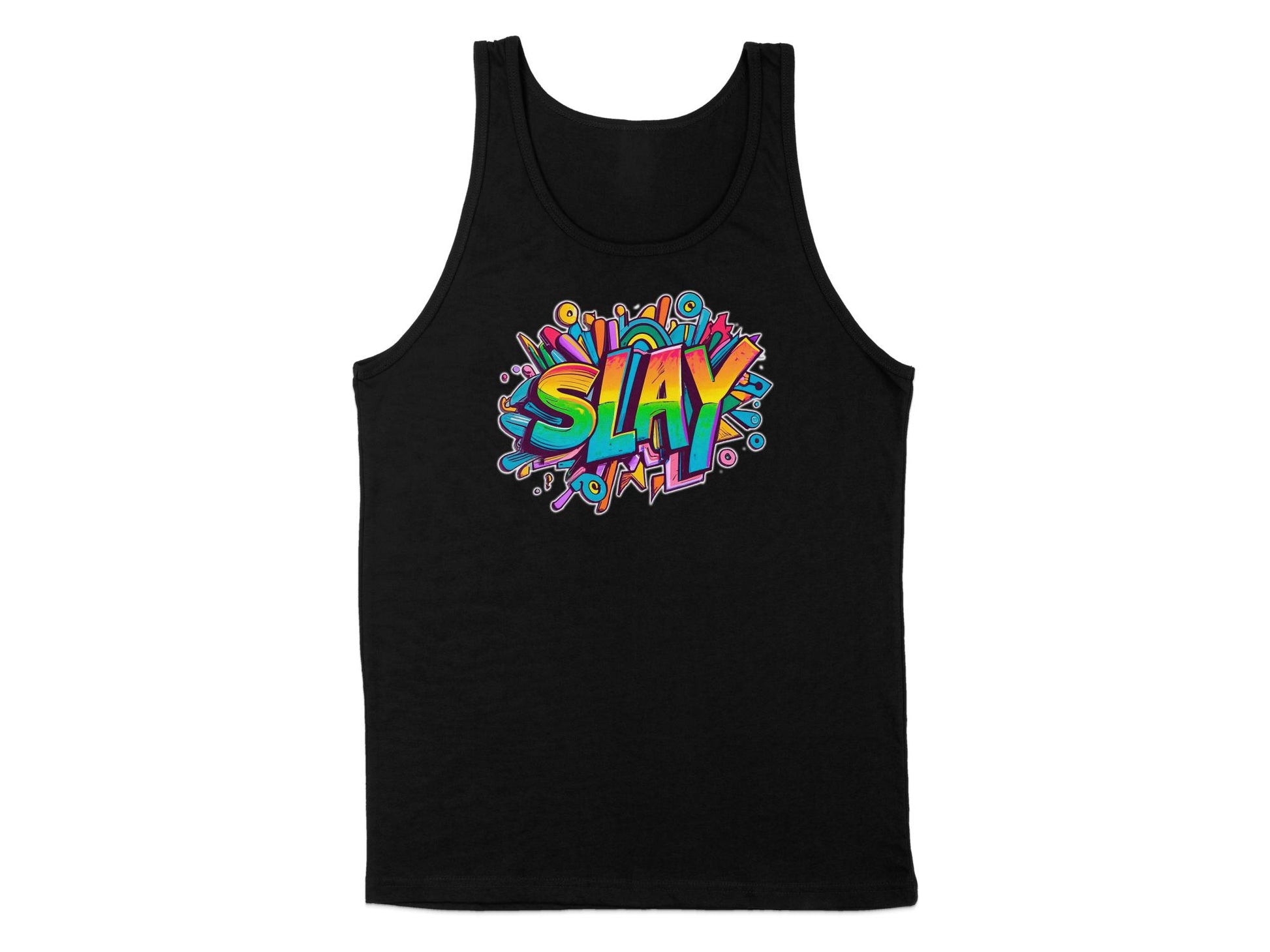 Slay Tank Top Black