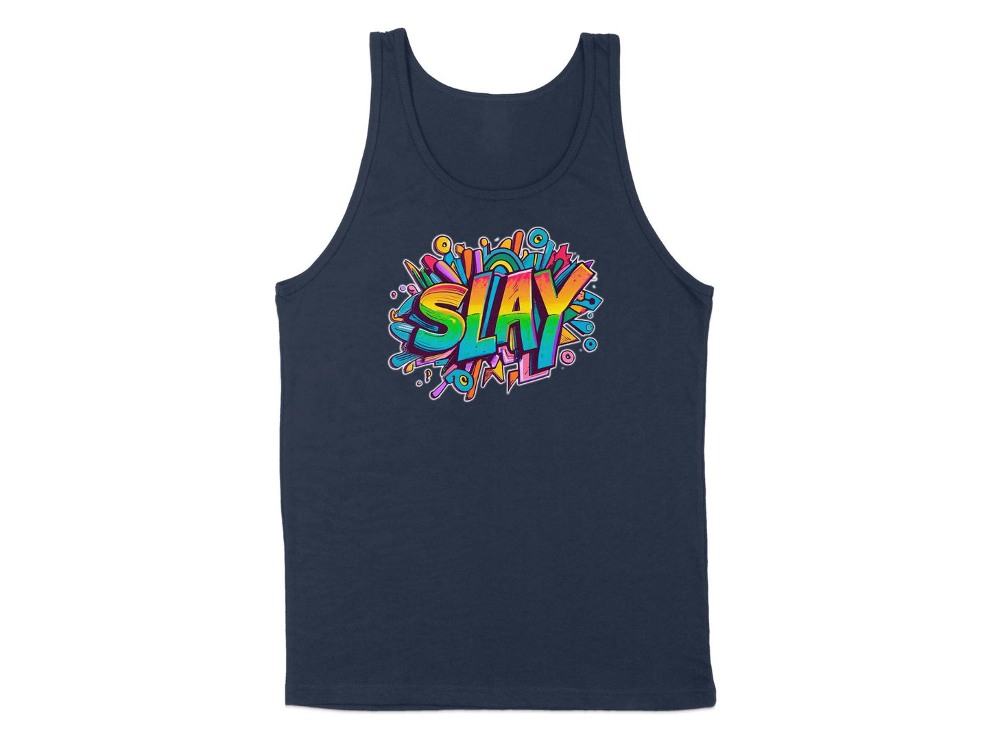 Slay Tank Top Navy