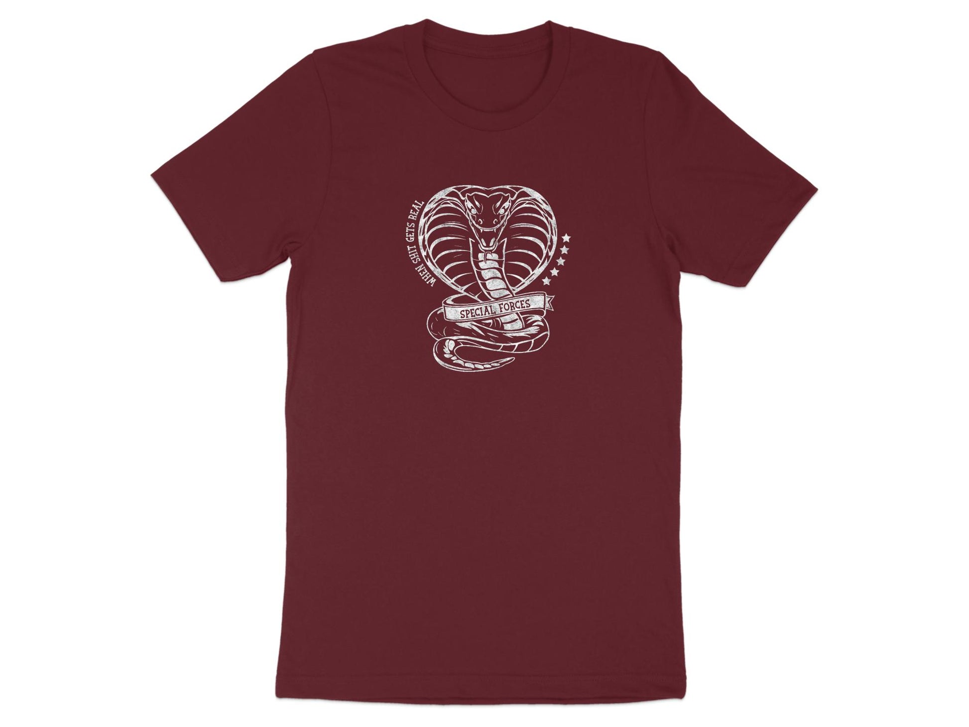 Special Forces Cobra Tee Red