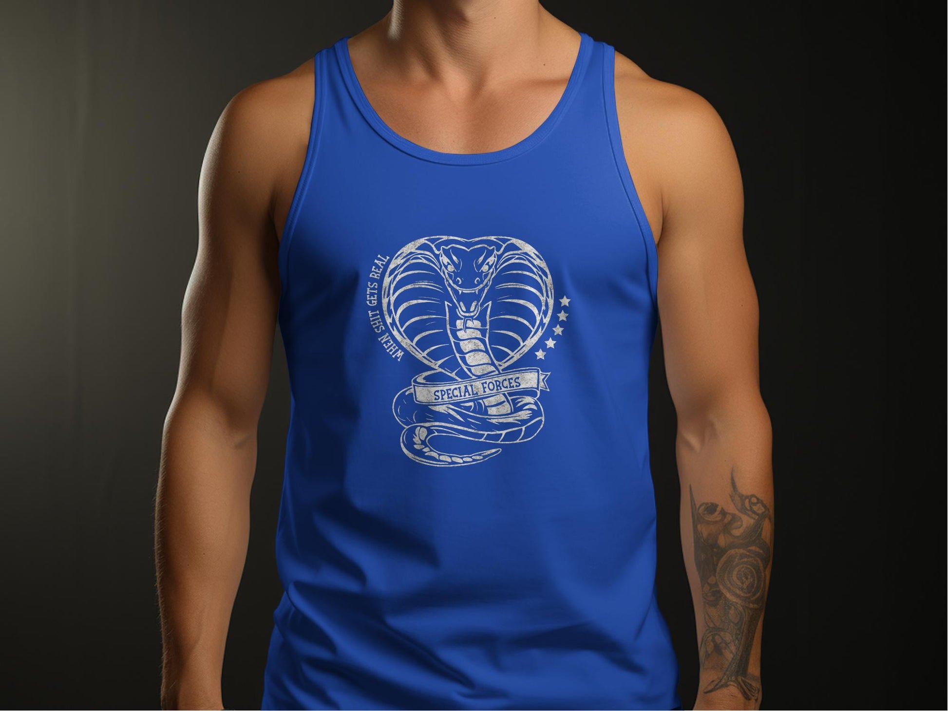 Special Forces Tank Top Blue