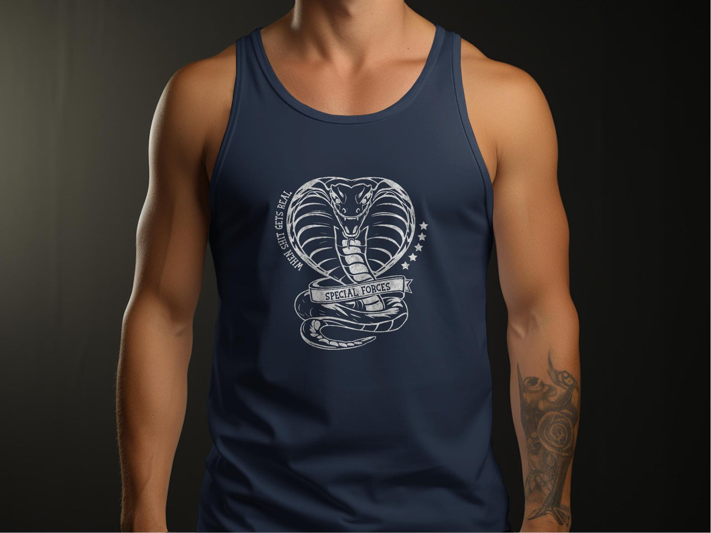 Special Forces Tank Top Navy