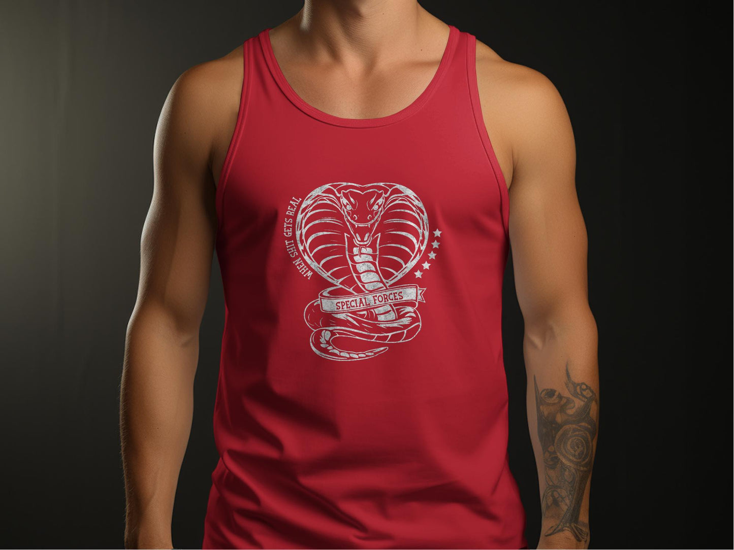 Special Forces Tank Top Red