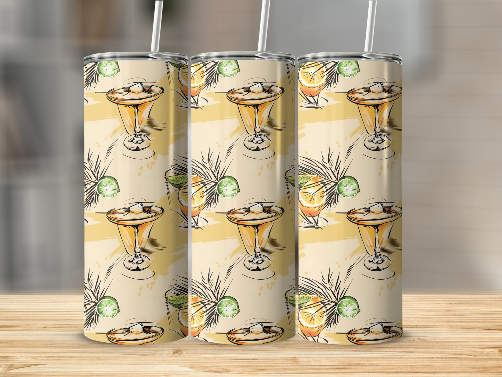 Tropical Cocktail Tumbler