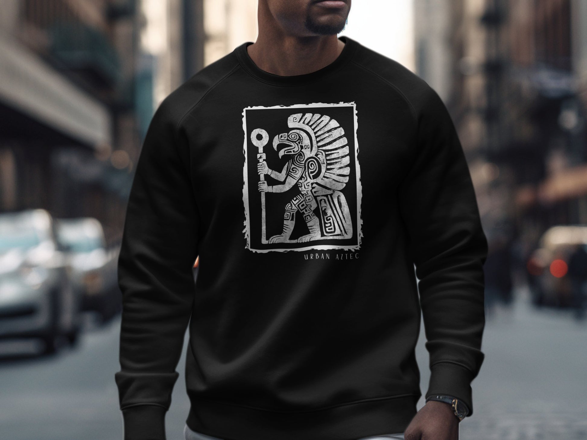 Urban Aztec Sweatshirt Edition 3 Black