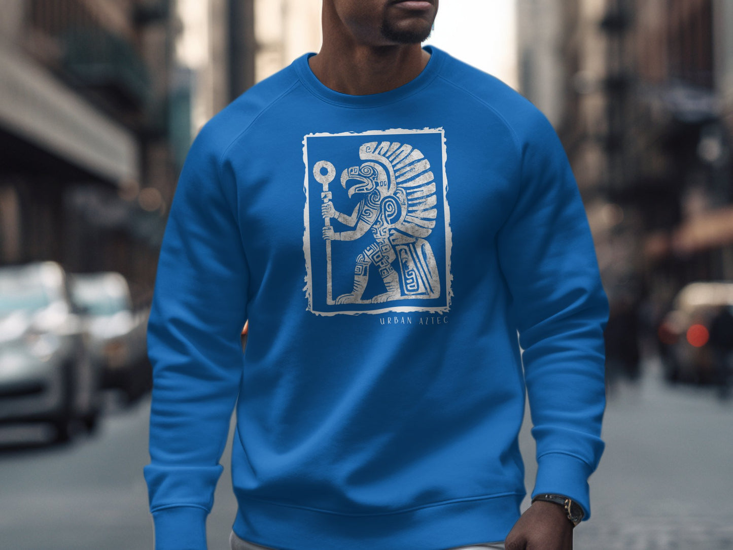 Urban Aztec Sweatshirt Edition 3 Blue