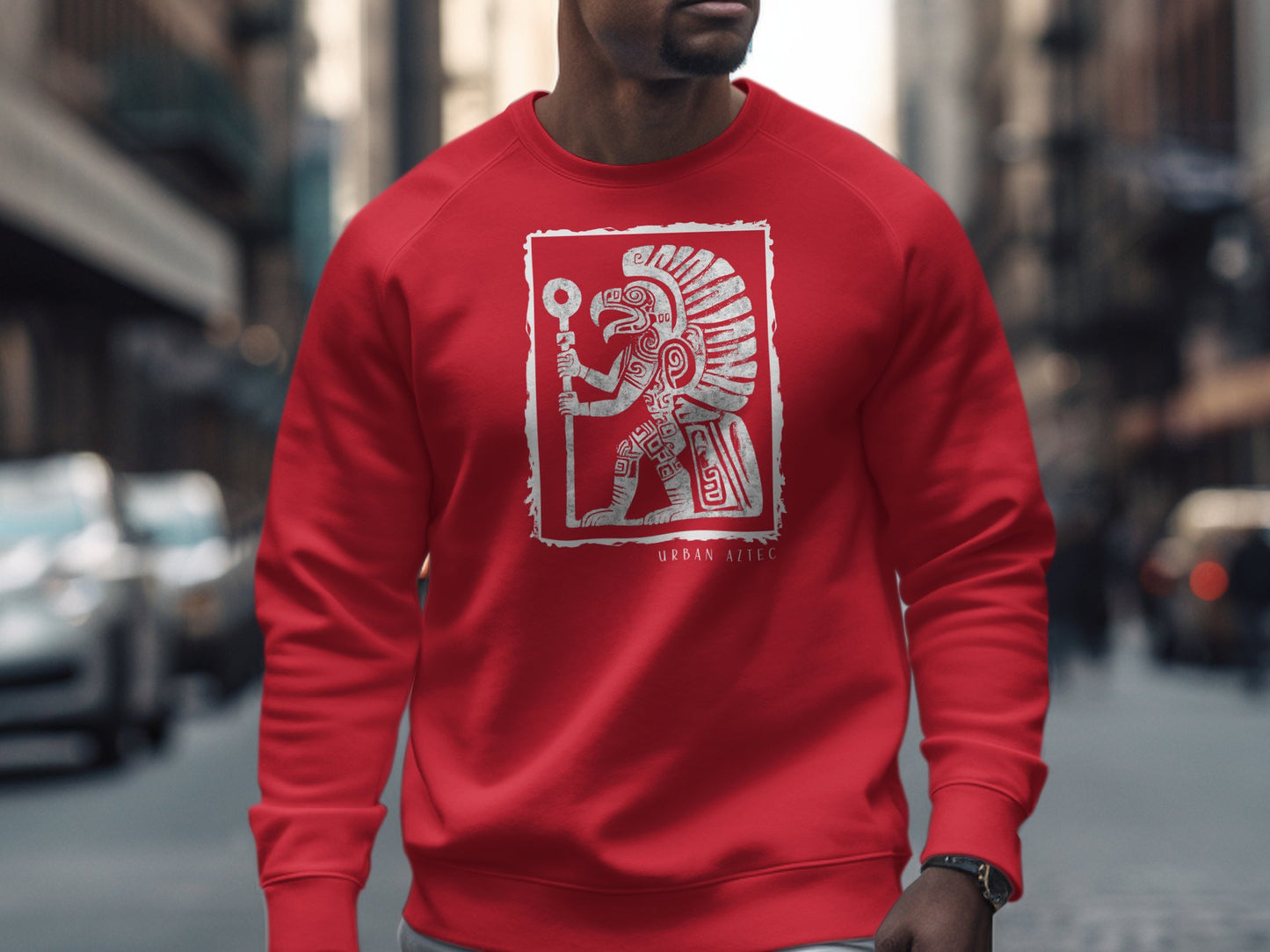 Urban Aztec Sweatshirt Edition 3 Red