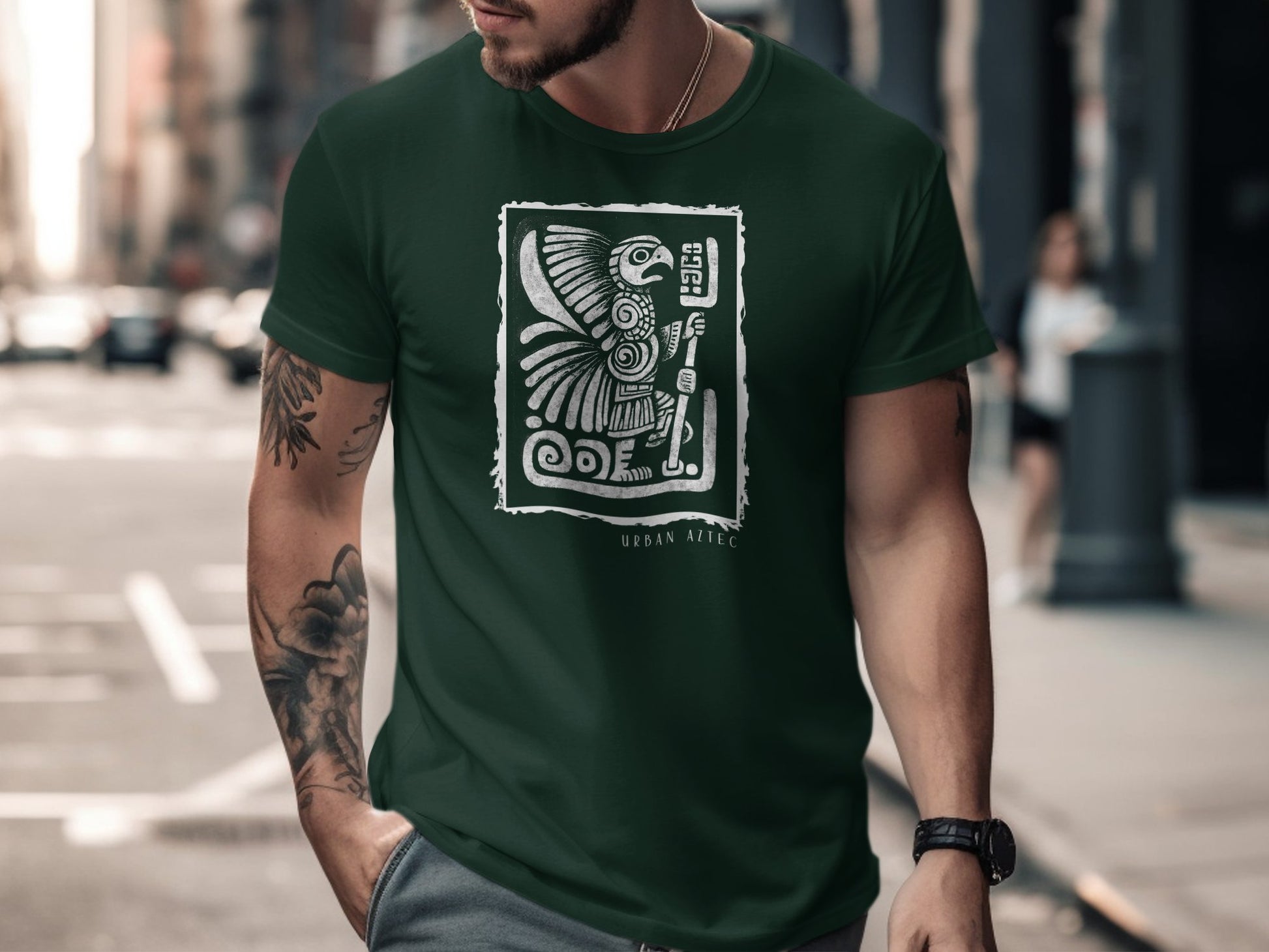 Urban Aztec Tee Edition 1 Green