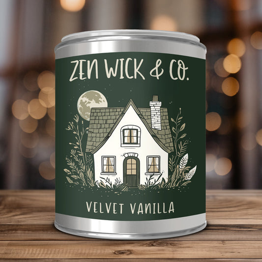 Velvet Vanilla Scented Candle