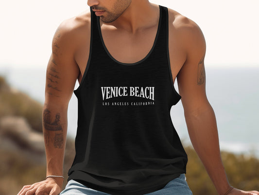 Venice Beach Tank Top Black