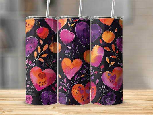 Vibrant Hearts Tumbler