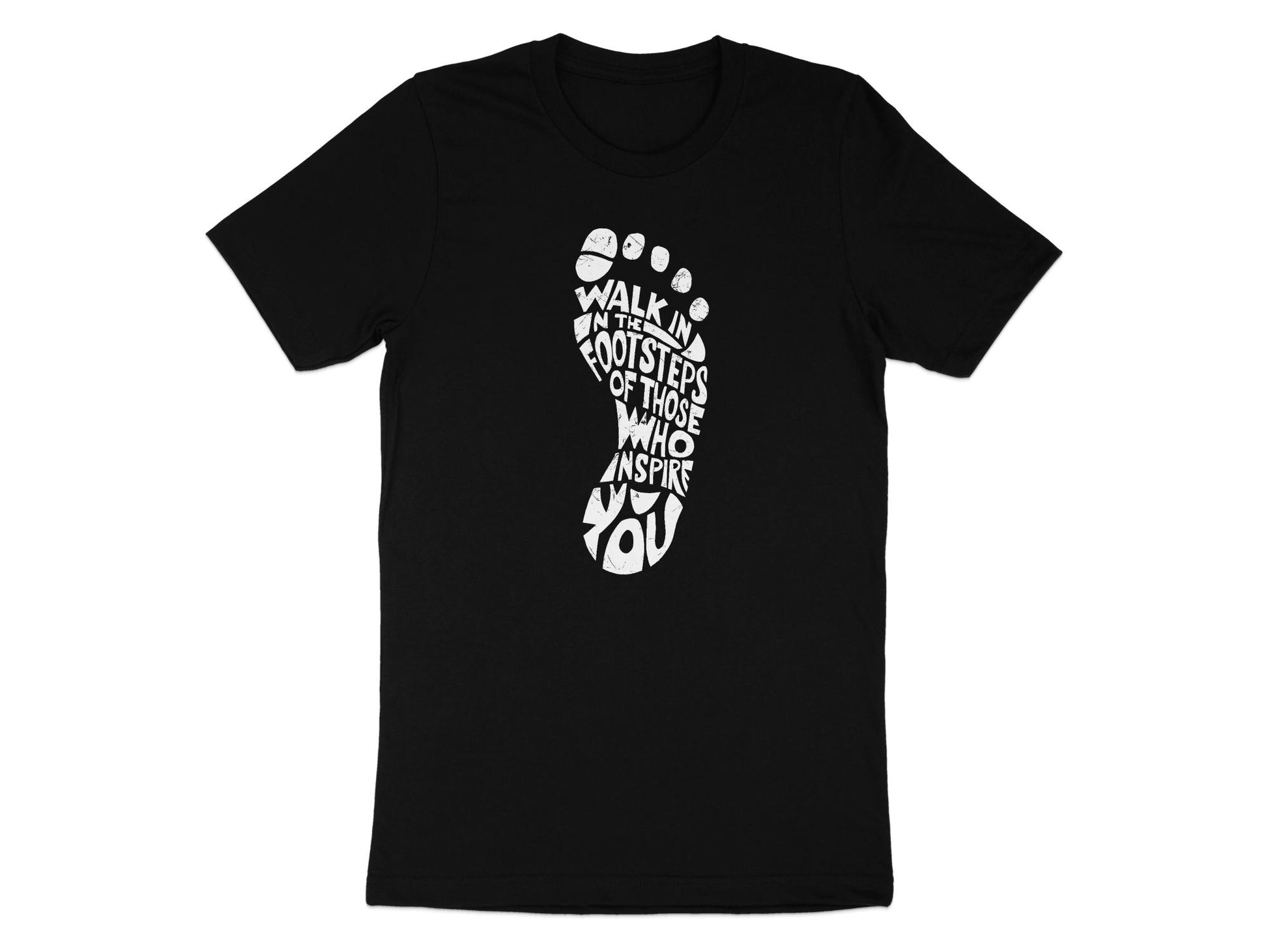 Walk In The Footsteps T-Shirt Black