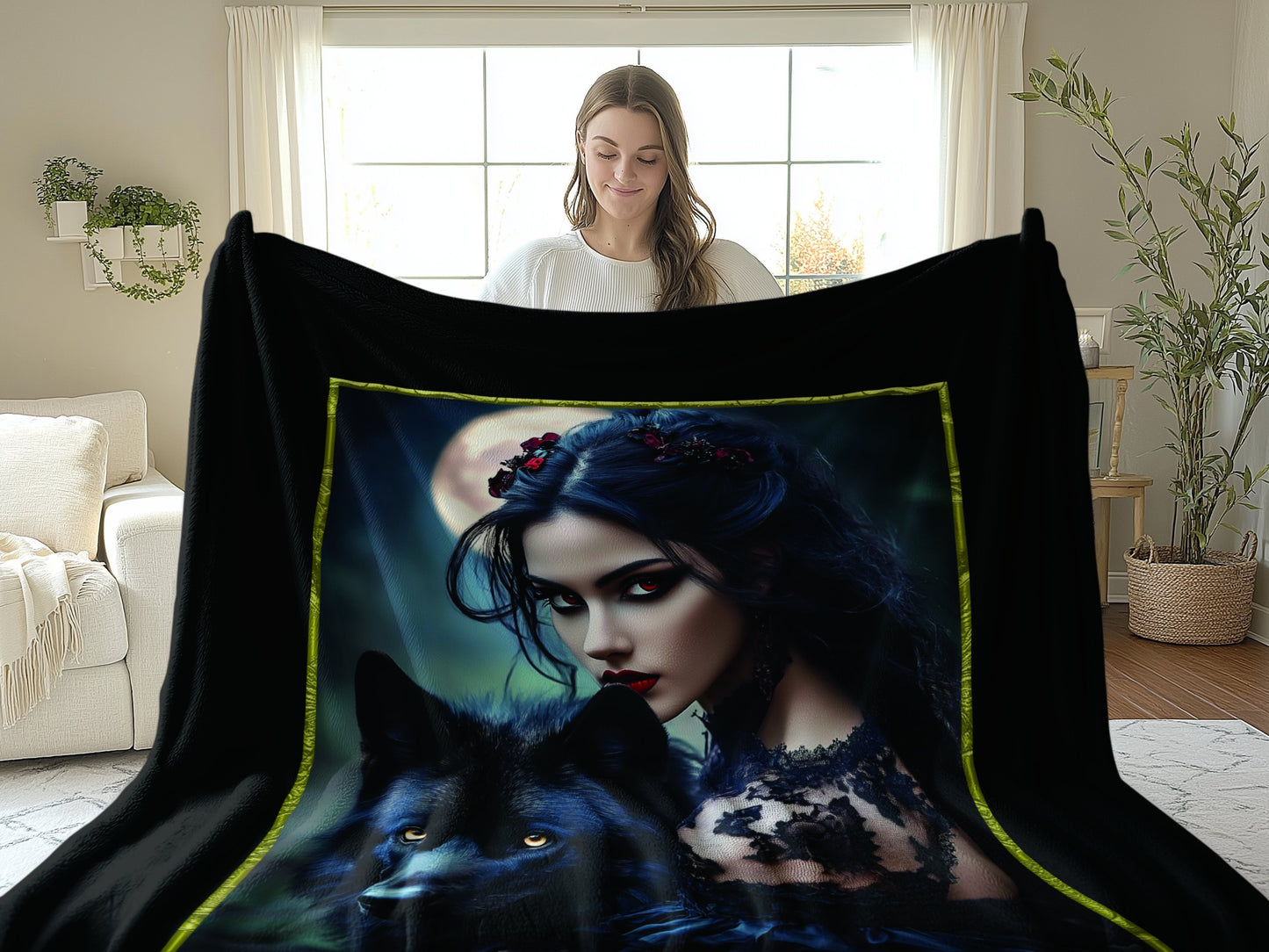 Wild Woman Arctic Fleece Blanket Image 2