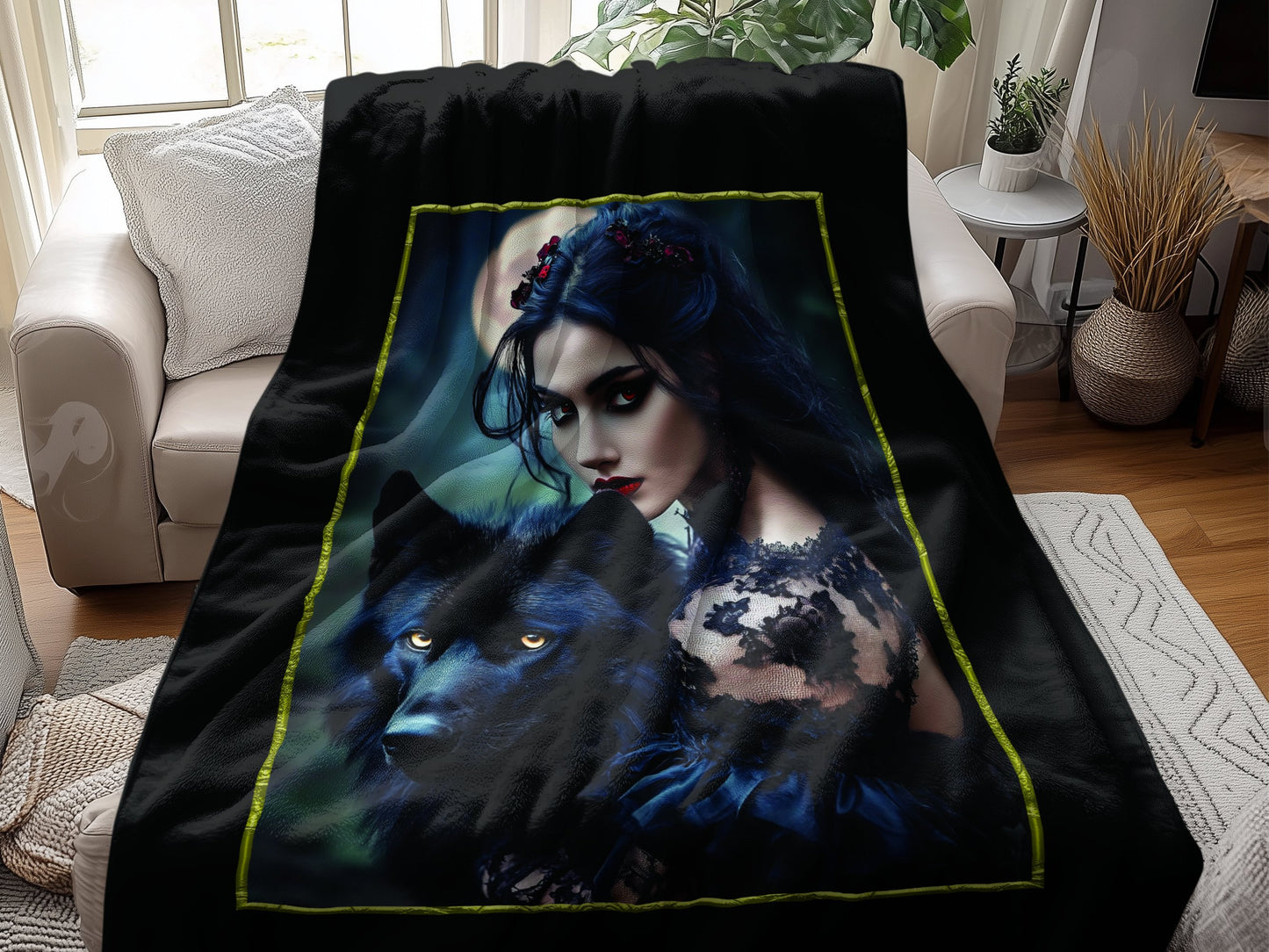 Wild Woman Arctic Fleece Blanket Image 4