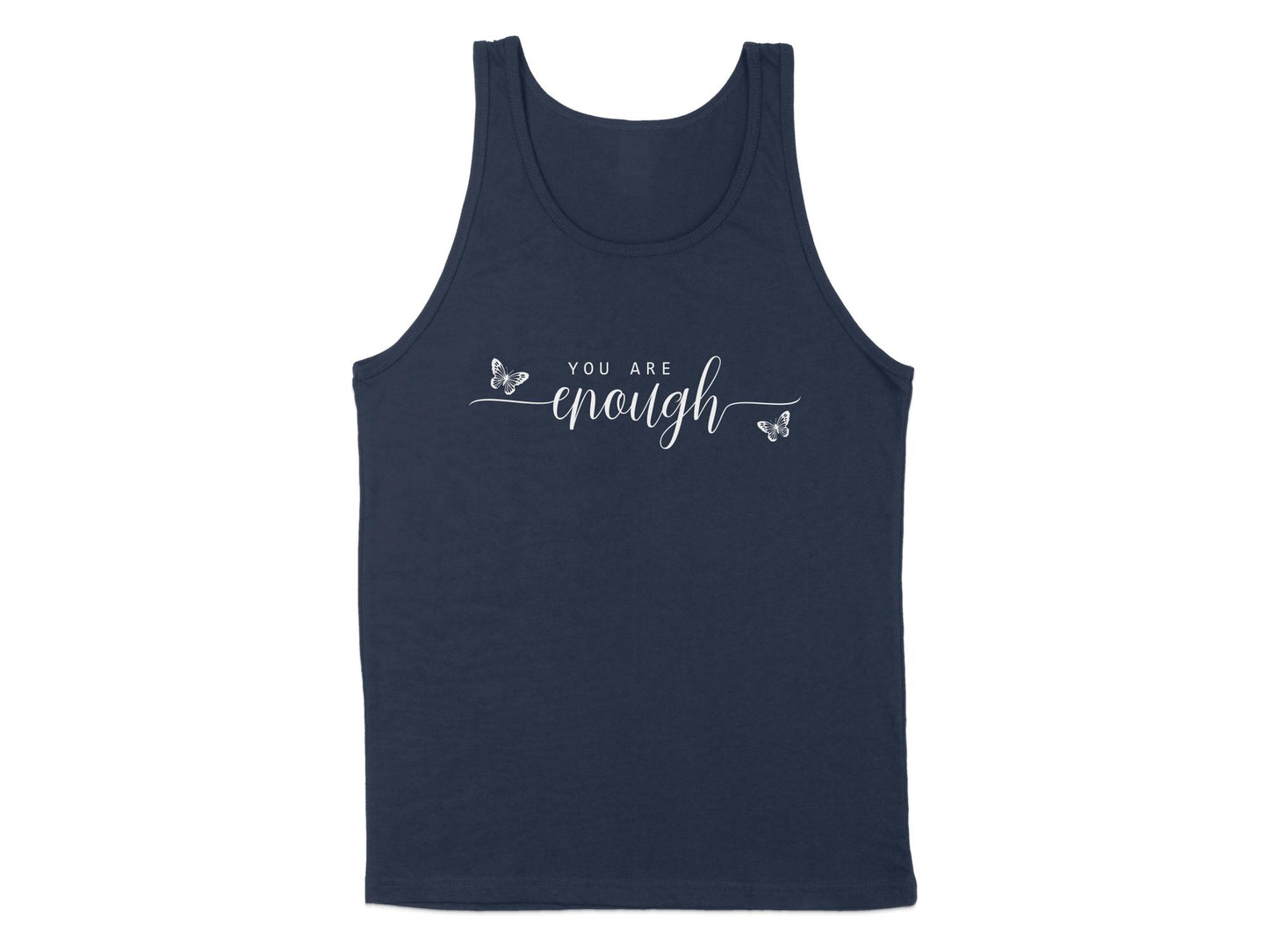 You Are Enough Tank Top Navy