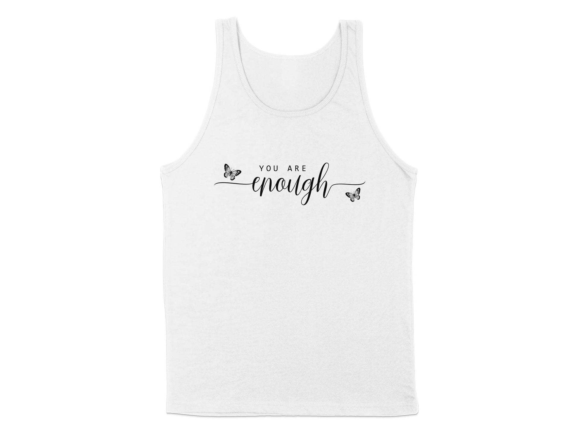 You Are Enough Tank Top White