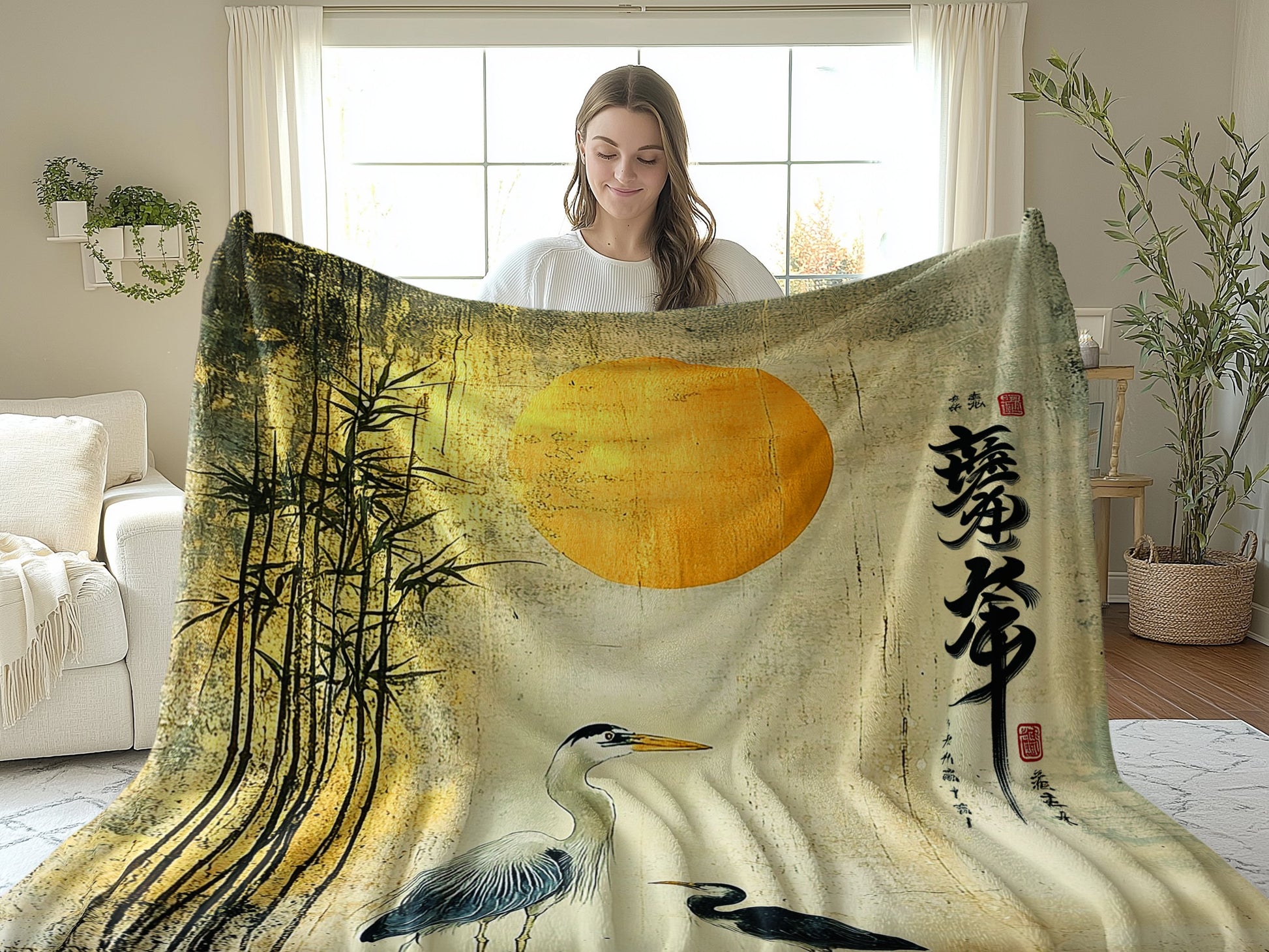 Zen Reflections Arctic Fleece Blanket Image 3